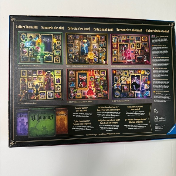 Ravensburger Villainous Captain Hook 1000-Piece Puzzle - Purple and Gold - Picture 5 of 6